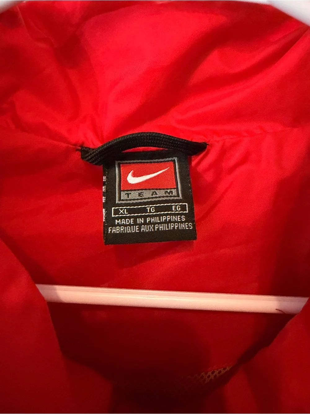 Nike Red Men's Windbreaker with Ohio State Chest Logo